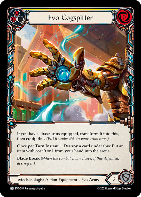 Evo Cogspitter [EVO048] (Bright Lights)  Cold Foil | Good Games Adelaide SA