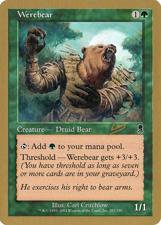 Werebear (Raphael Levy) [World Championship Decks 2002] | Good Games Adelaide SA