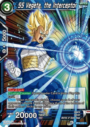SS Vegeta, the Interceptor [BT16-030] | Good Games Adelaide SA