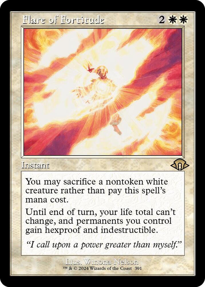 Flare of Fortitude 391/319 (Modern Horizons 3)  - Retro | Good Games Adelaide SA