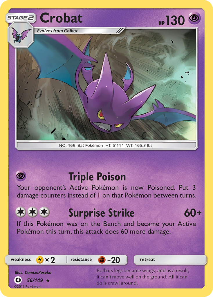 Crobat (56/149) [Sun & Moon: Base Set] | Good Games Adelaide SA