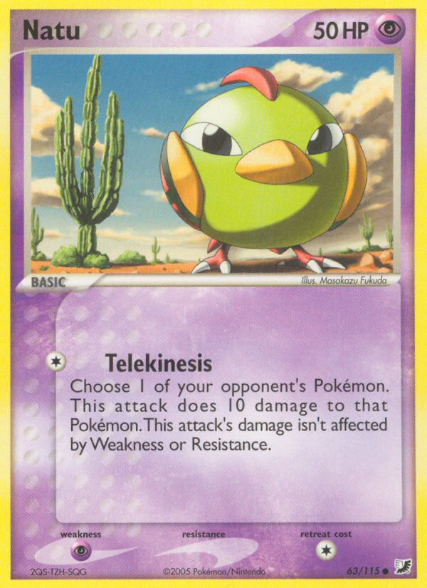Natu (63/115) [EX: Unseen Forces] | Good Games Adelaide SA