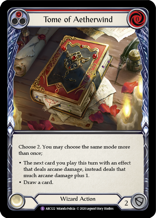 Tome of Aetherwind [U-ARC122] Unlimited Rainbow Foil | Good Games Adelaide SA