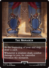 The Blackjack // The Monarch Double-Sided Token (Surge Foil) [FINAL FANTASY Commander Tokens] | Good Games Adelaide SA