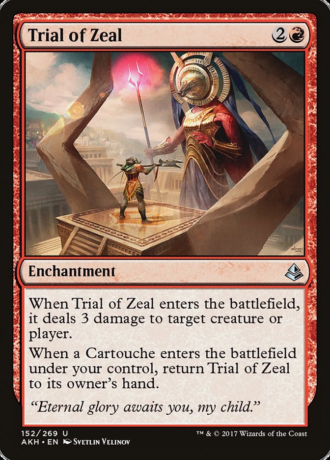Trial of Zeal 152 (Amonkhet)  - Foil | Good Games Adelaide SA