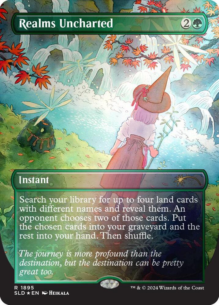 Realms Uncharted Rainbow Foil 1895 (Secret Lair Drop Series)  - Foil | Good Games Adelaide SA