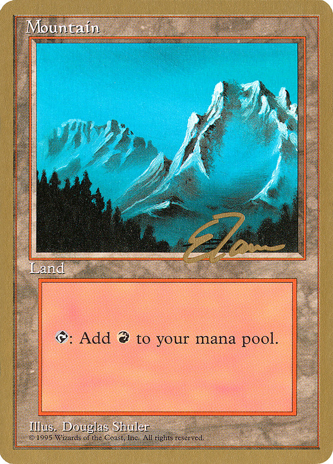 Mountain (et374) (Eric Tam) [Pro Tour Collector Set] | Good Games Adelaide SA