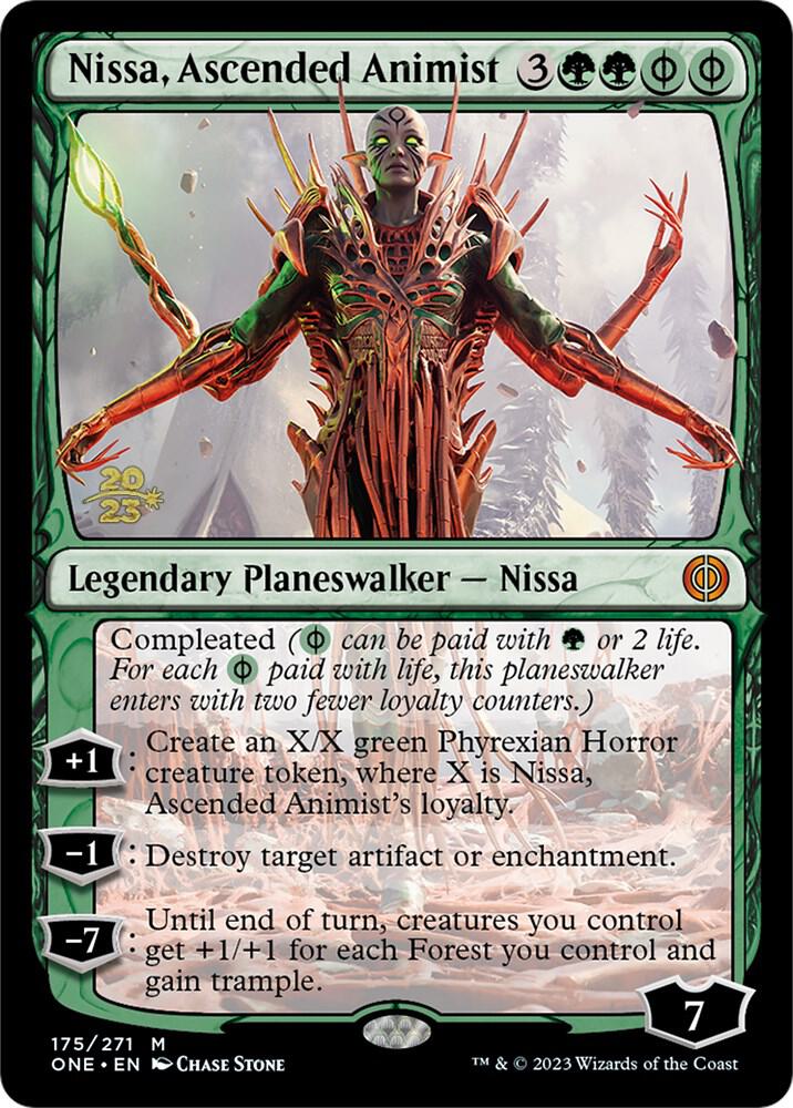 Nissa Ascended Animist 175 (Prerelease Cards)  - Foil | Good Games Adelaide SA