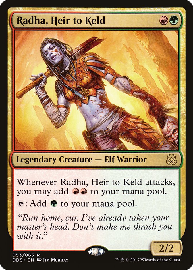 Radha, Heir to Keld [Duel Decks: Mind vs. Might] | Good Games Adelaide SA