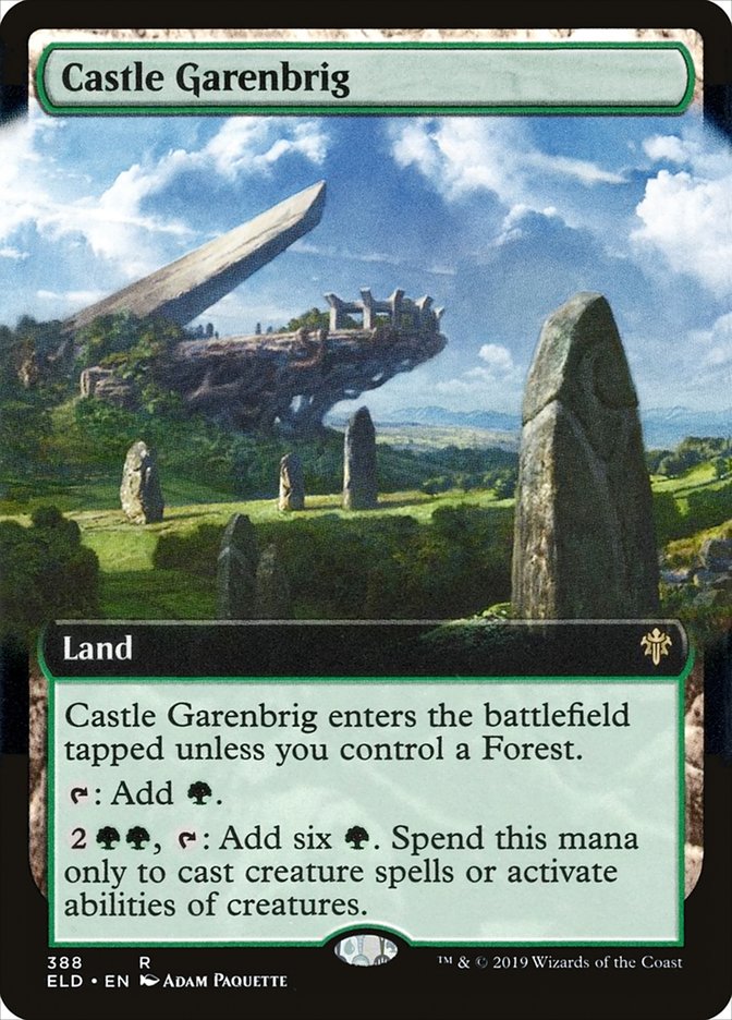 Castle Garenbrig (Extended Art) [Throne of Eldraine] | Good Games Adelaide SA