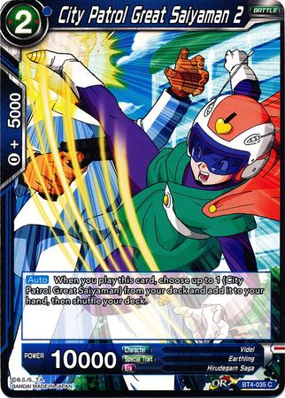 City Patrol Great Saiyaman 2 [BT4-035] | Good Games Adelaide SA