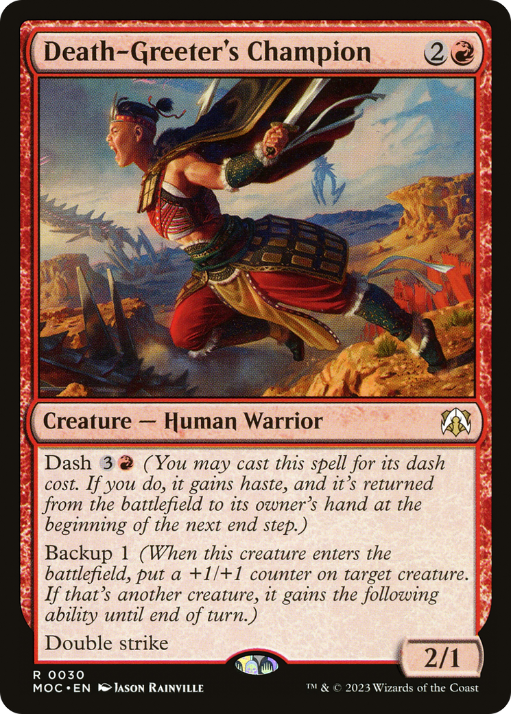 Death-Greeter's Champion [March of the Machine Commander] | Good Games Adelaide SA