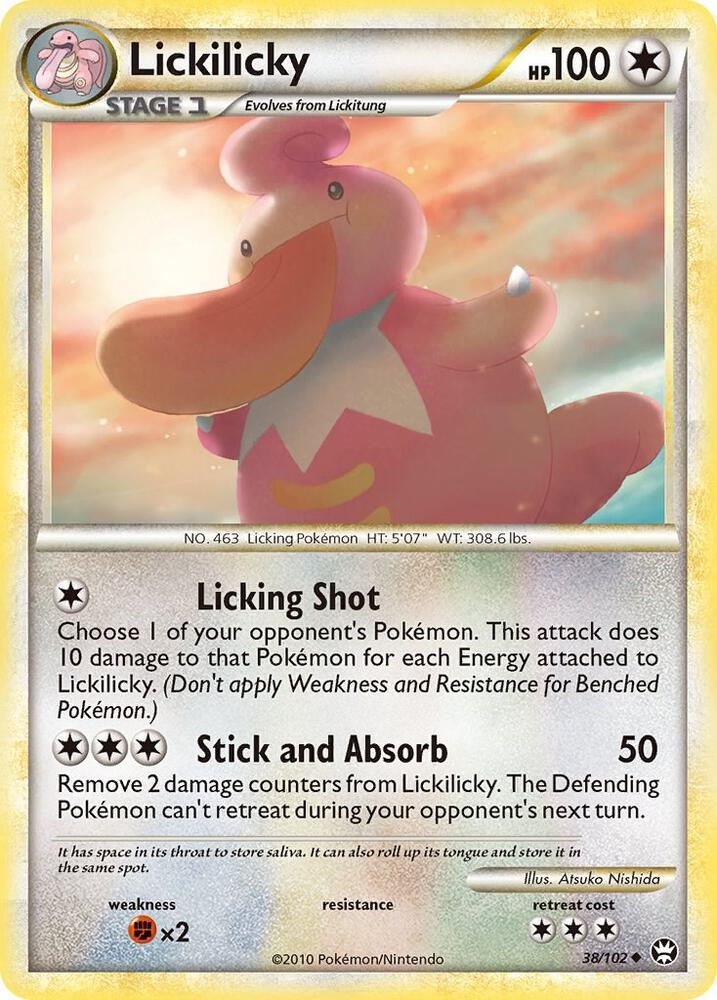 Lickilicky 38/102 (Triumphant)  - Reverse Holofoil | Good Games Adelaide SA
