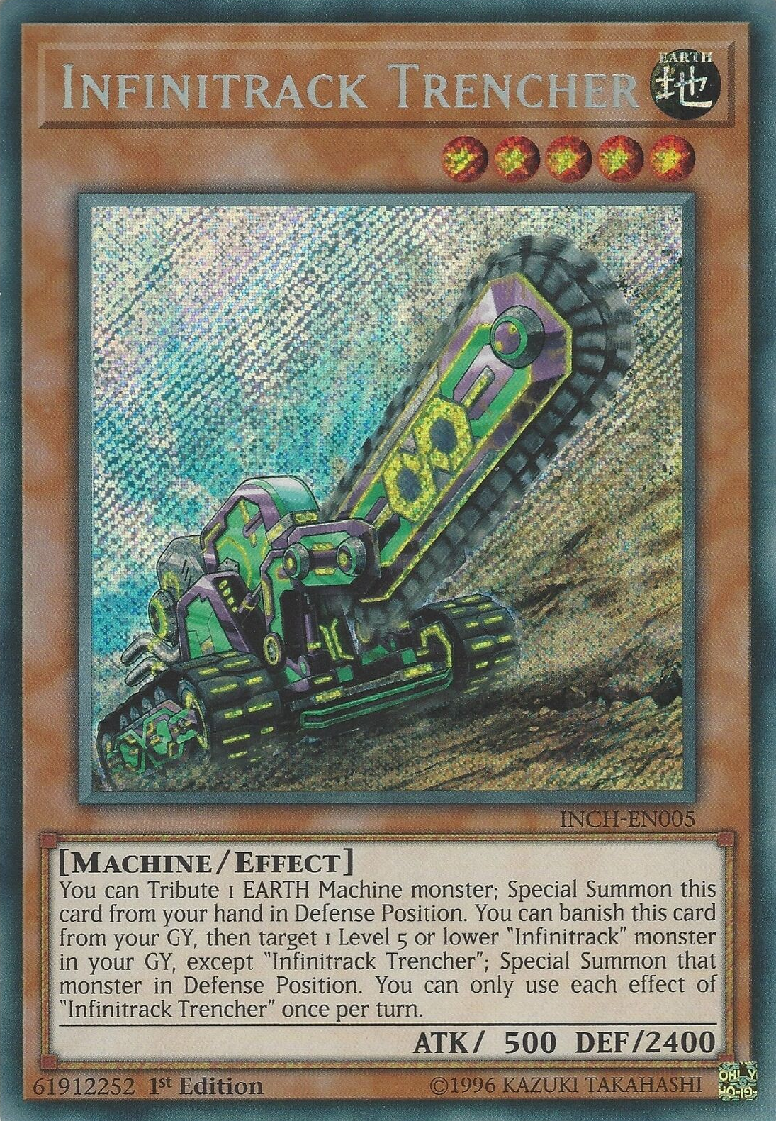 Infinitrack Trencher [INCH-EN005] Secret Rare | Good Games Adelaide SA