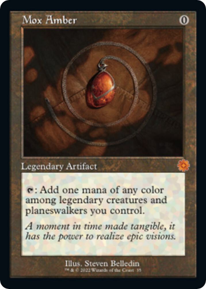 Mox Amber 35 (The Brothers' War: Retro Frame Artifacts)  | Good Games Adelaide SA