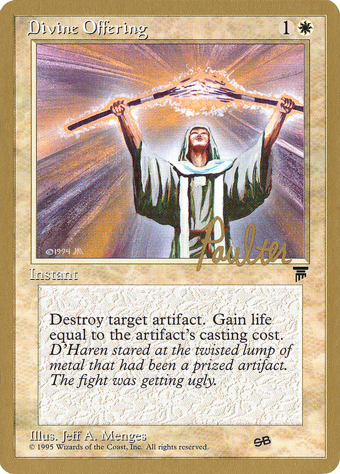 Divine Offering (Preston Poulter) (SB) [Pro Tour Collector Set] | Good Games Adelaide SA