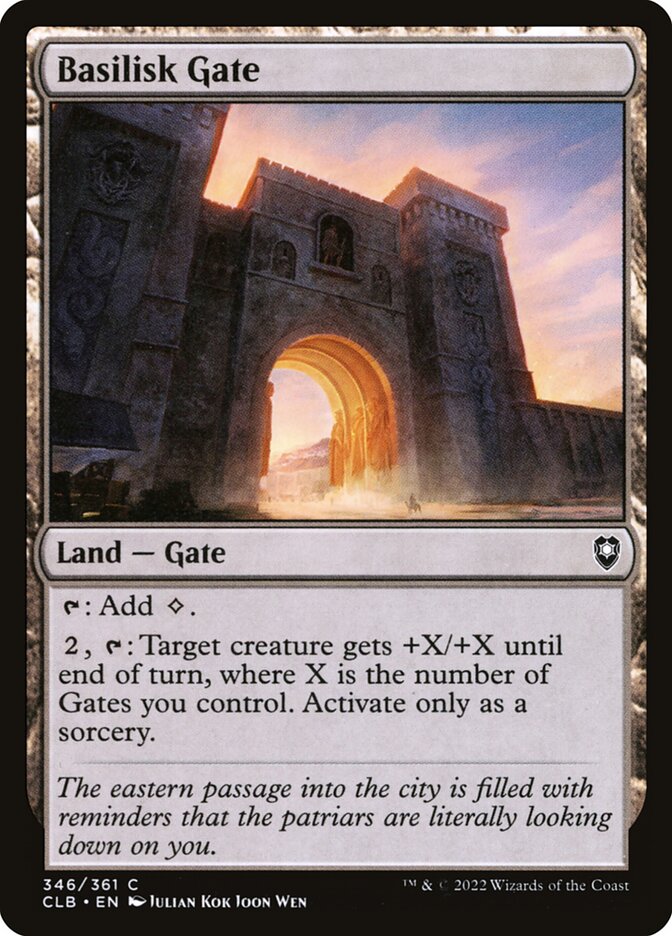 Basilisk Gate 346 (Commander Legends: Battle for Baldur's Gate)  | Good Games Adelaide SA