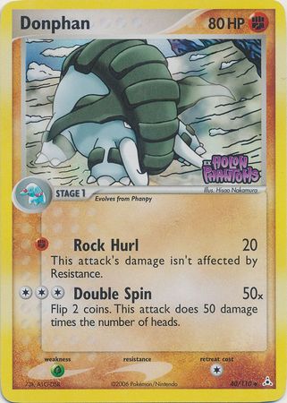 Donphan (40/110) (Stamped) [EX: Holon Phantoms] | Good Games Adelaide SA