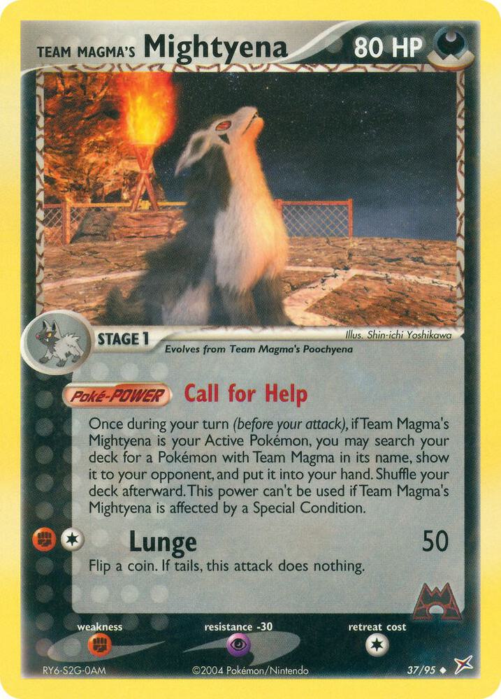Team Magma's Mightyena 37/95 (Team Magma vs Team Aqua)  | Good Games Adelaide SA