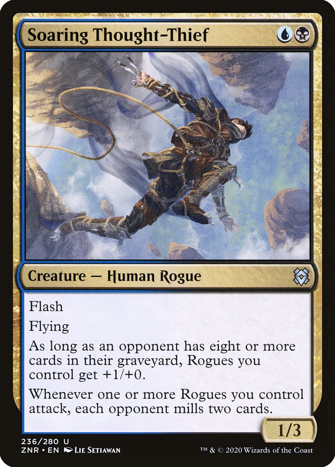 Soaring Thought-Thief 236/280 (Zendikar Rising)  - Foil | Good Games Adelaide SA