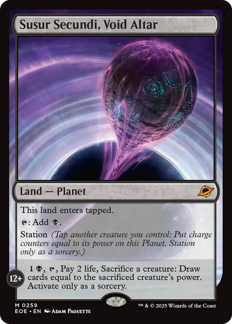 Susur Secundi, Void Altar [Edge of Eternities] | Good Games Adelaide SA