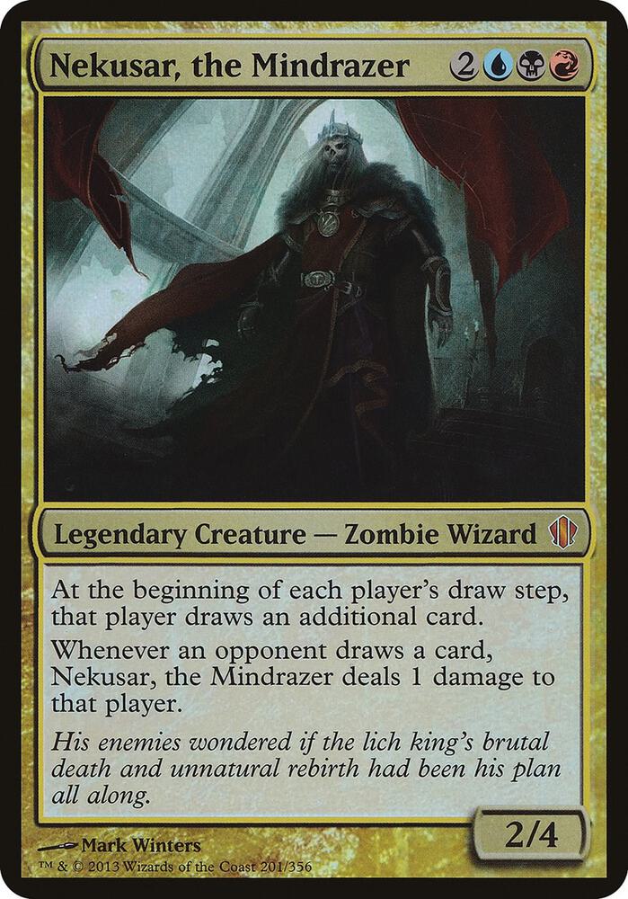 Nekusar the Mindrazer Commander 2013 201 (Oversize Cards)  - Foil | Good Games Adelaide SA