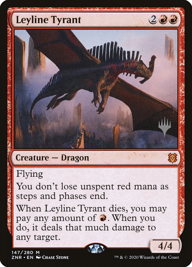 Leyline Tyrant (Promo Pack) [Zendikar Rising Promos] | Good Games Adelaide SA