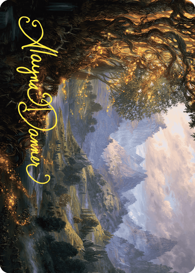 Evolving Wilds Art Card (Gold-Stamped Signature) [Wilds of Eldraine Art Series] | Good Games Adelaide SA