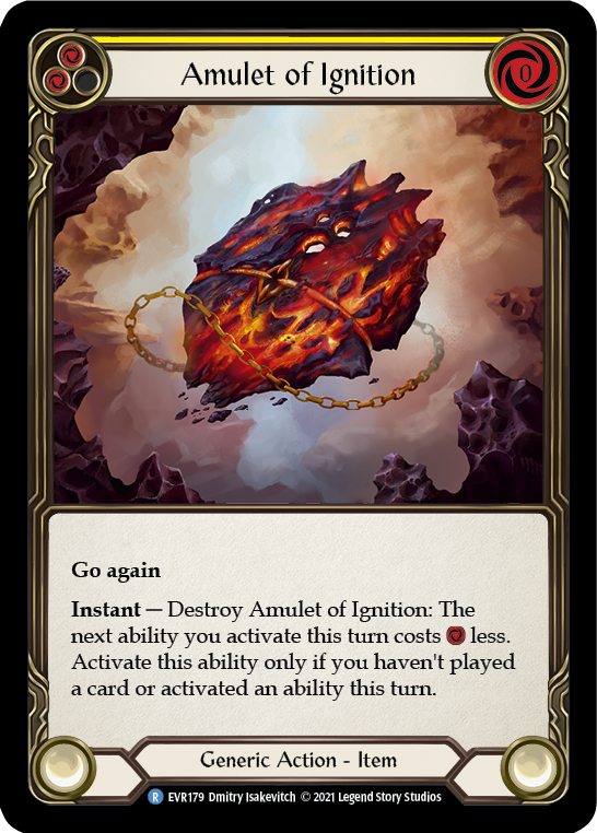 Amulet of Ignition [EVR179] (Everfest)  1st Edition Cold Foil | Good Games Adelaide SA
