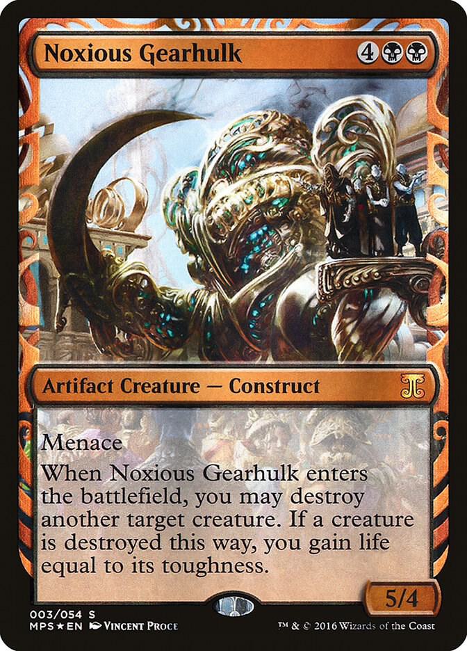 Noxious Gearhulk 3 (Masterpiece Series: Kaladesh Inventions)  - Foil | Good Games Adelaide SA