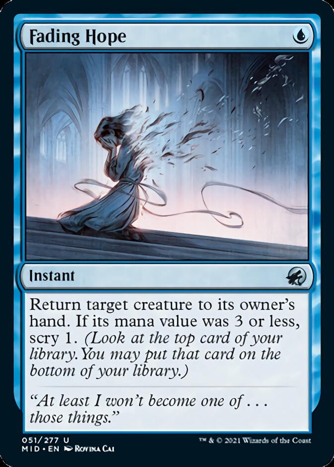 Fading Hope [Innistrad: Midnight Hunt] | Good Games Adelaide SA
