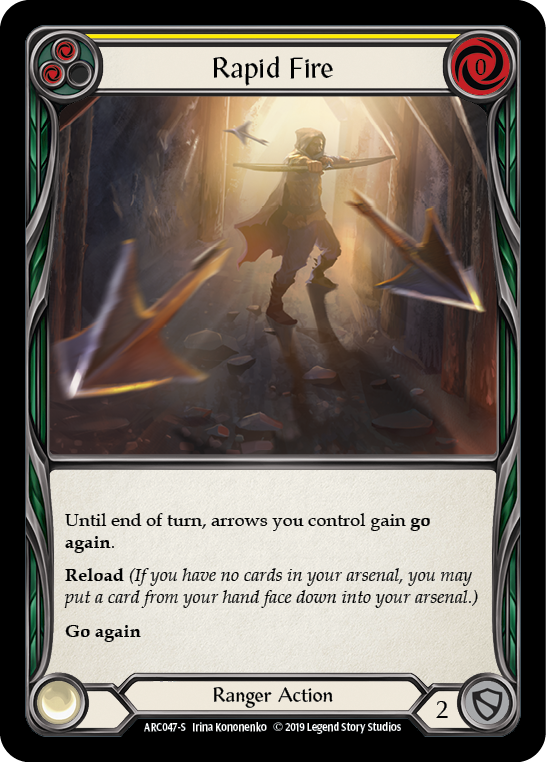 Rapid Fire [ARC047-S] 1st Edition Rainbow Foil | Good Games Adelaide SA