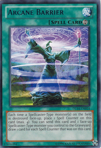 Arcane Barrier (Blue) [DL14-EN014] Rare | Good Games Adelaide SA