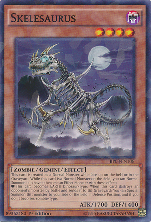 Skelesaurus [BP03-EN108] Shatterfoil Rare | Good Games Adelaide SA