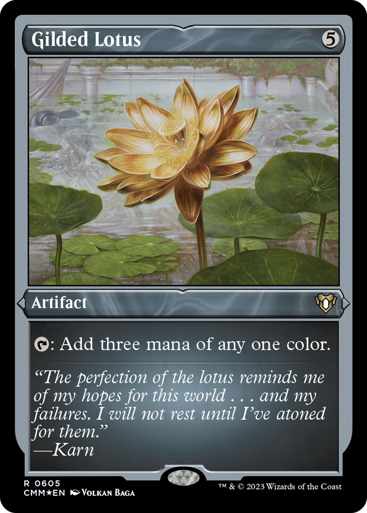 Gilded Lotus (Foil Etched) [Commander Masters] | Good Games Adelaide SA