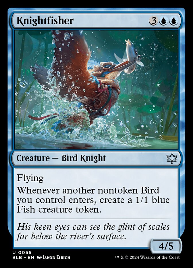 Knightfisher 55 (Bloomburrow)  - Foil | Good Games Adelaide SA