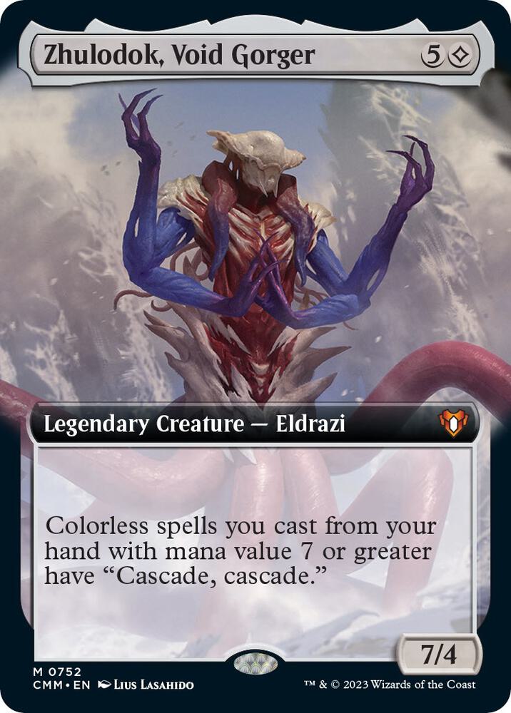 Zhulodok, Void Gorger 752 (Commander Masters)  - Extended Art Foil | Good Games Adelaide SA