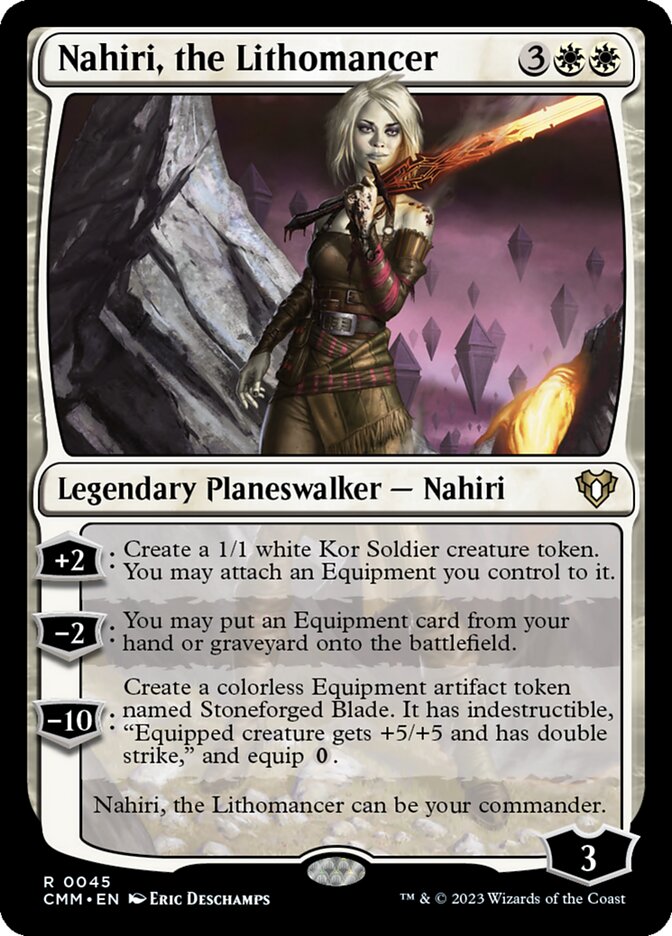 Nahiri, the Lithomancer 45 (Commander Masters)  - Foil | Good Games Adelaide SA