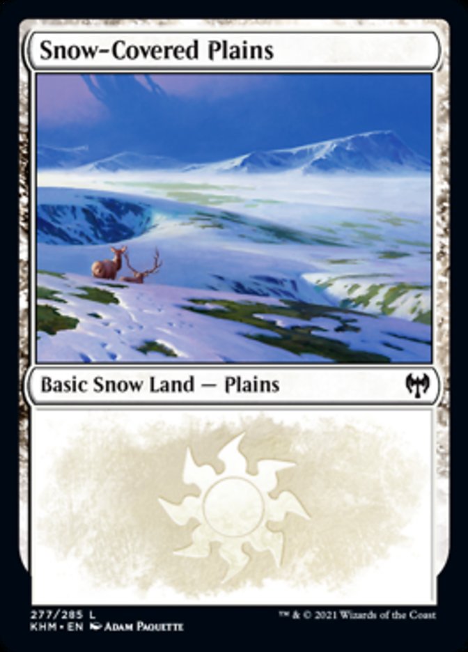Snow-Covered Plains (277) [Kaldheim] | Good Games Adelaide SA
