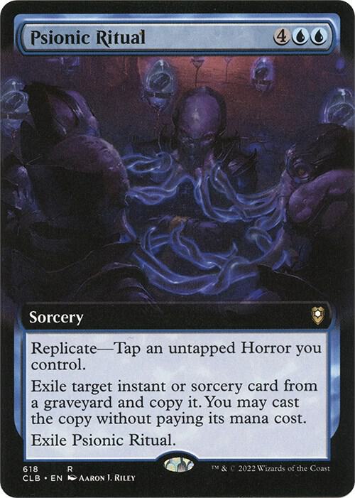 Psionic Ritual Extended Art 618 (Commander Legends: Battle for Baldur's Gate)  | Good Games Adelaide SA