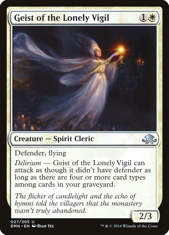 Geist of the Lonely Vigil 27 (Eldritch Moon)  | Good Games Adelaide SA