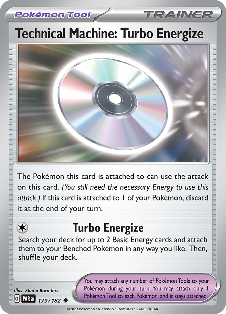 Technical Machine: Turbo Energize (179/182) [Scarlet & Violet: Paradox Rift] | Good Games Adelaide SA