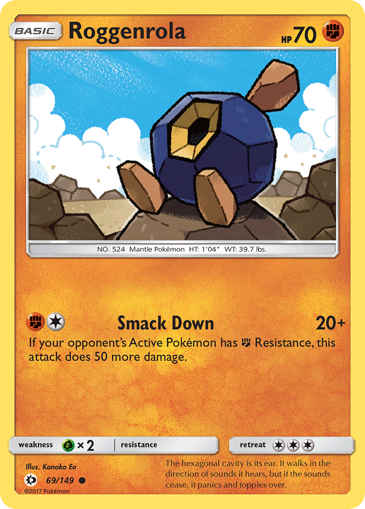 Roggenrola (69/149) [Sun & Moon: Base Set] | Good Games Adelaide SA