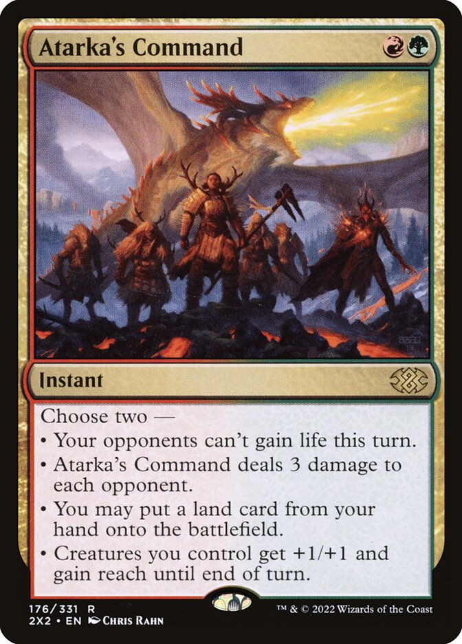 Atarka's Command 176 (Double Masters 2022)  - Foil | Good Games Adelaide SA
