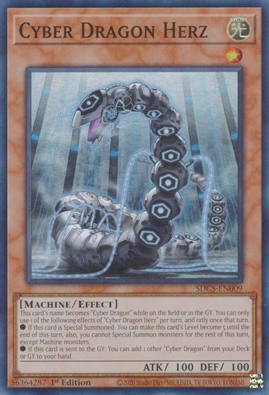 Cyber Dragon Herz [SDCS-EN009] Super Rare | Good Games Adelaide SA