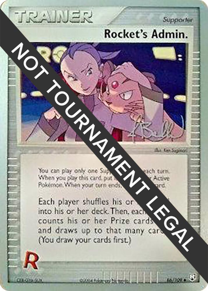 Rockets Admin 2006 Jimmy Ballard 86/109 (World Championship Decks)  | Good Games Adelaide SA