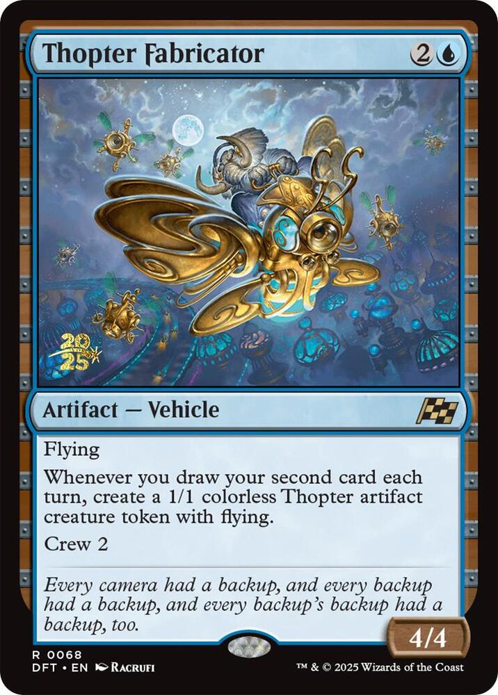 Thopter Fabricator 68 (Prerelease Cards)  - Foil | Good Games Adelaide SA