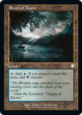River of Tears Retro Frame 197 (Commander: The Brothers' War)  | Good Games Adelaide SA