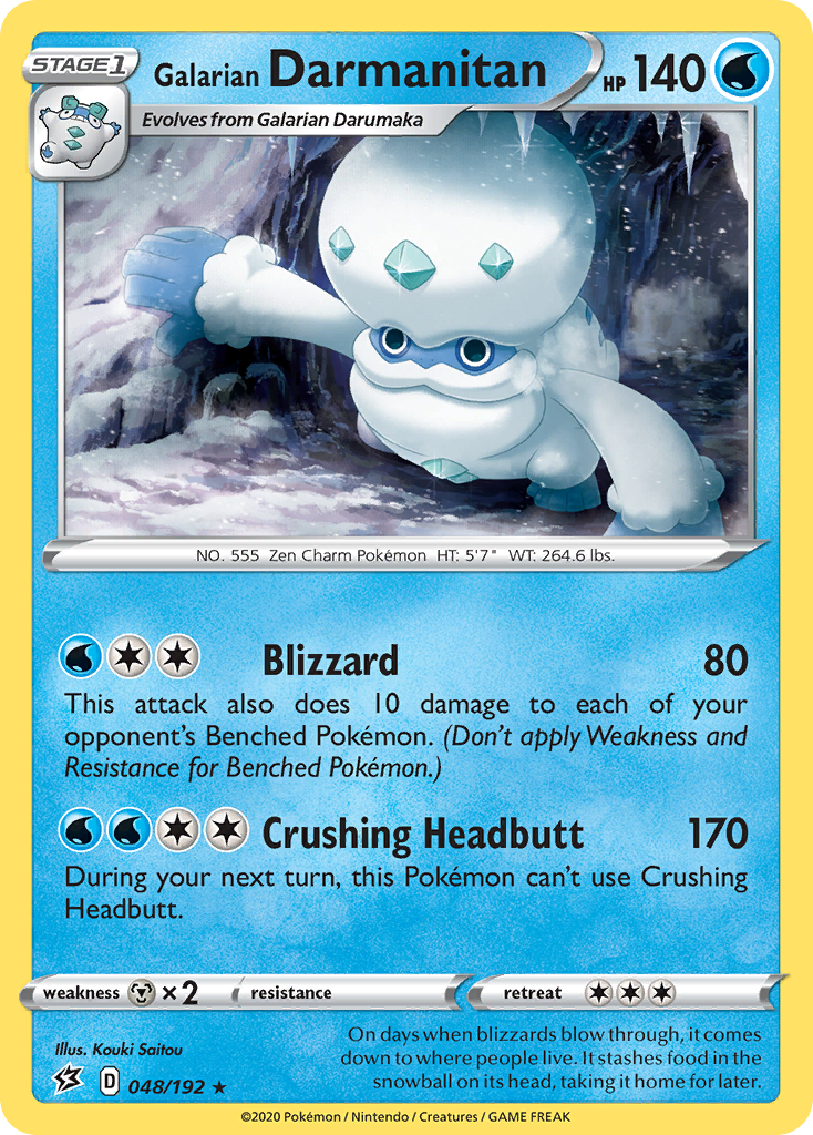 Galarian Darmanitan (048/192) [Sword & Shield: Rebel Clash] | Good Games Adelaide SA