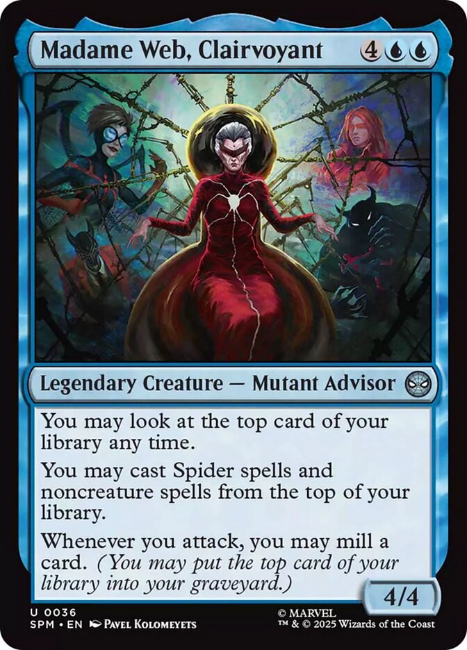 Madame Web, Clairvoyant 36 (Marvel's Spider-Man)  - Foil | Good Games Adelaide SA